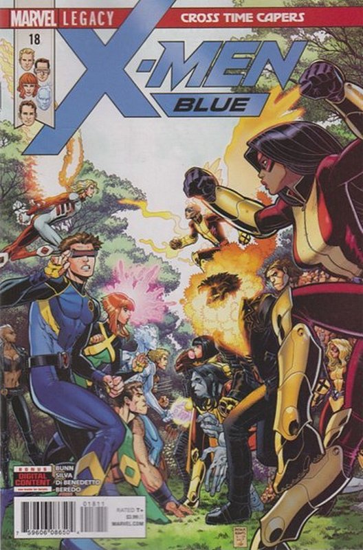Cover of X-Men: Blue (Vol 1) #18. One of 250,000 Vintage American Comics on sale from Krypton!