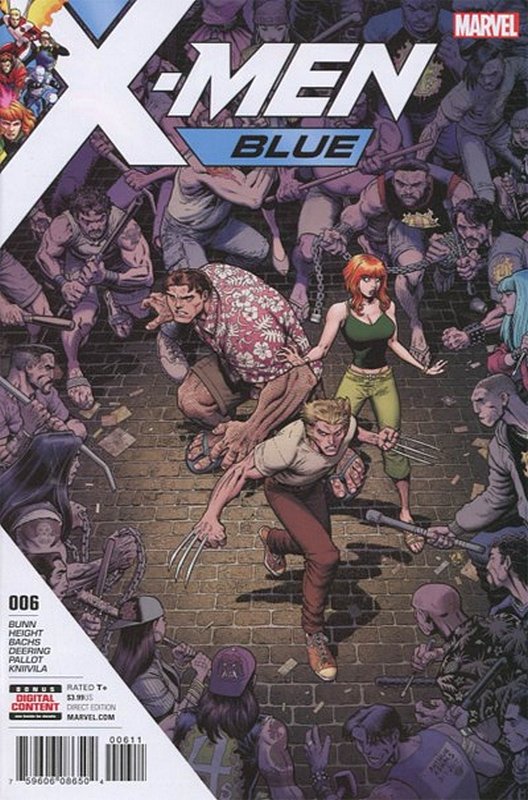 Cover of X-Men: Blue (Vol 1) #6. One of 250,000 Vintage American Comics on sale from Krypton!