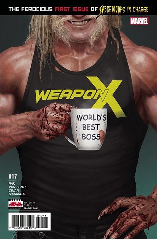 Cover of Weapon X (Vol 2) #17. One of 250,000 Vintage American Comics on sale from Krypton!