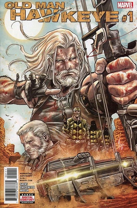 Cover of Old Man Hawkeye (2017 Ltd) #1. One of 250,000 Vintage American Comics on sale from Krypton!