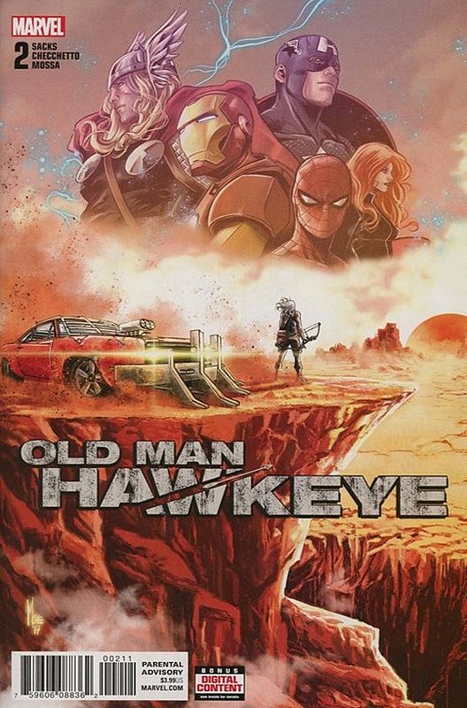 Cover of Old Man Hawkeye (2017 Ltd) #2. One of 250,000 Vintage American Comics on sale from Krypton!