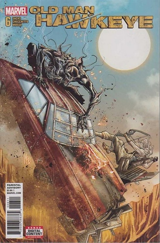 Cover of Old Man Hawkeye (2017 Ltd) #6. One of 250,000 Vintage American Comics on sale from Krypton!