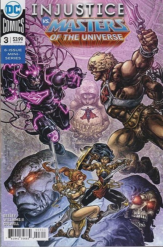 Cover of Injustice vs Masters of Universe (2018 Ltd) #3. One of 250,000 Vintage American Comics on sale from Krypton!