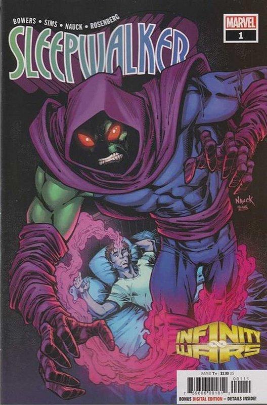 Cover of Infinity Wars: Sleepwalker (2018 Ltd) #1. One of 250,000 Vintage American Comics on sale from Krypton!