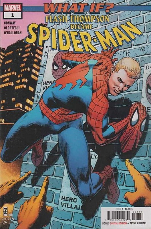 Cover of What if?: Flash Thompson became Spider-Man #1. One of 250,000 Vintage American Comics on sale from Krypton!