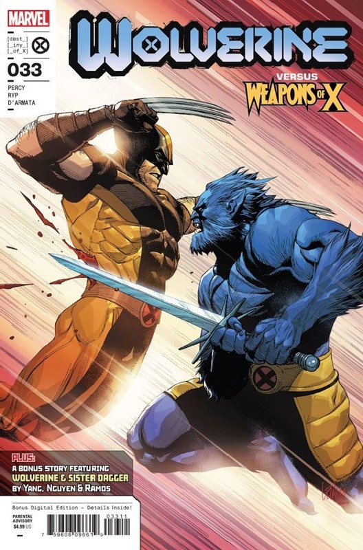 Cover of Wolverine (Vol 6) #33. One of 250,000 Vintage American Comics on sale from Krypton!