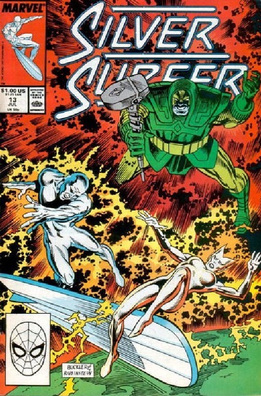 Cover of Silver Surfer (Vol 2) #13. One of 250,000 Vintage American Comics on sale from Krypton!