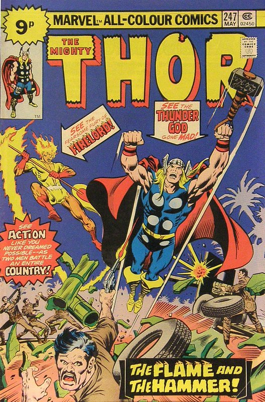 Cover of Thor (Vol 1) #247. One of 250,000 Vintage American Comics on sale from Krypton!
