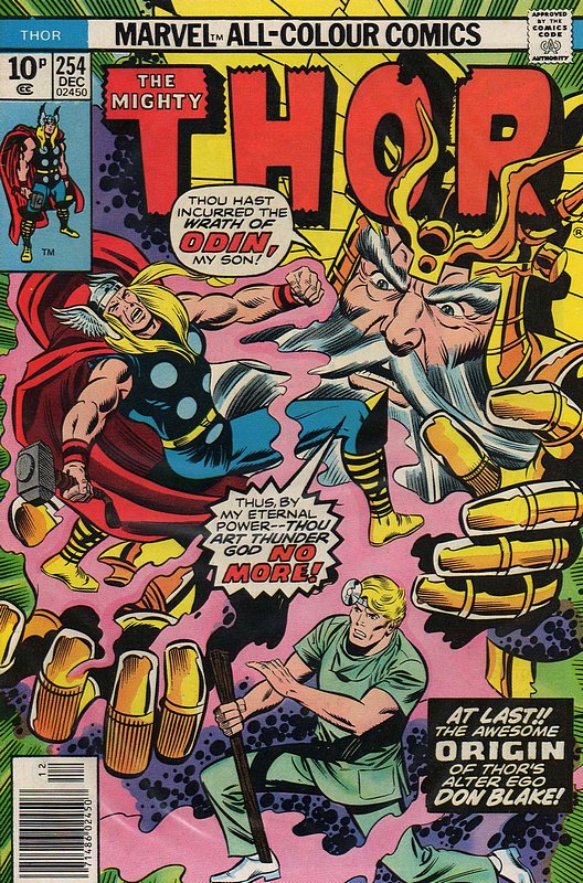 Cover of Thor (Vol 1) #254. One of 250,000 Vintage American Comics on sale from Krypton!