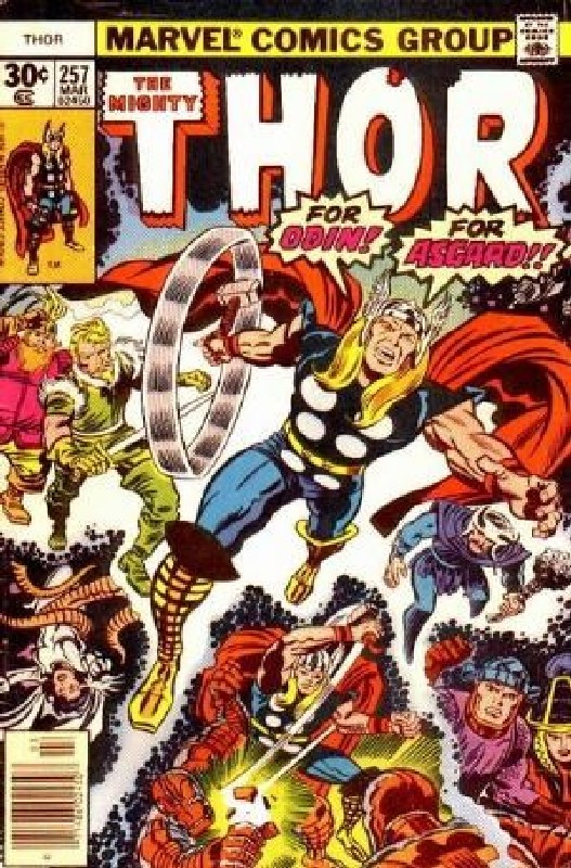Cover of Thor (Vol 1) #257. One of 250,000 Vintage American Comics on sale from Krypton!