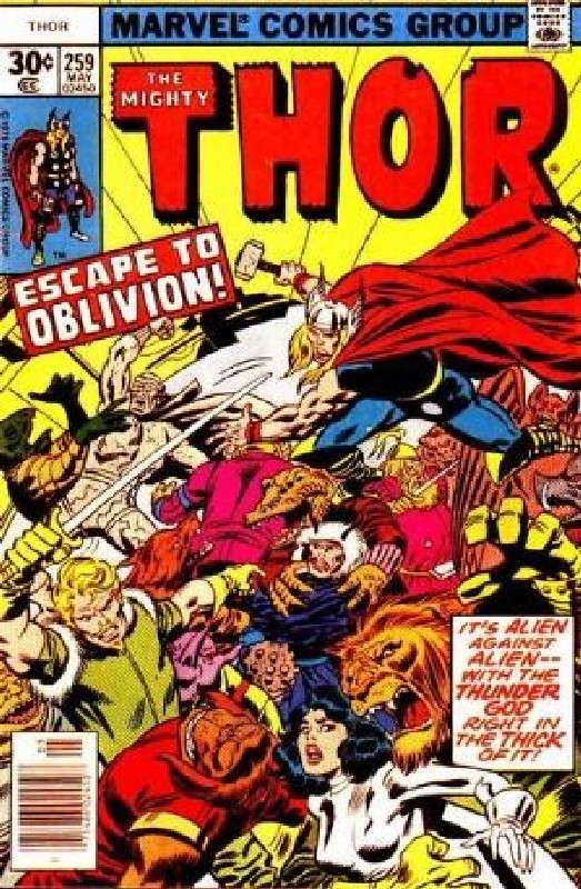 Cover of Thor (Vol 1) #259. One of 250,000 Vintage American Comics on sale from Krypton!