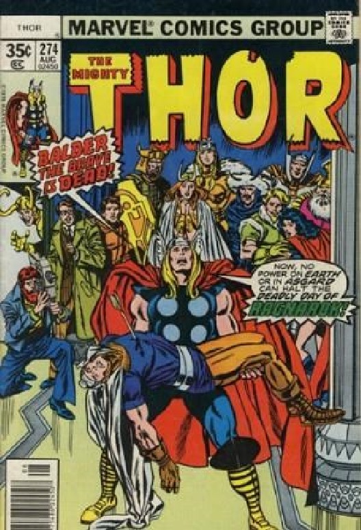 Cover of Thor (Vol 1) #274. One of 250,000 Vintage American Comics on sale from Krypton!