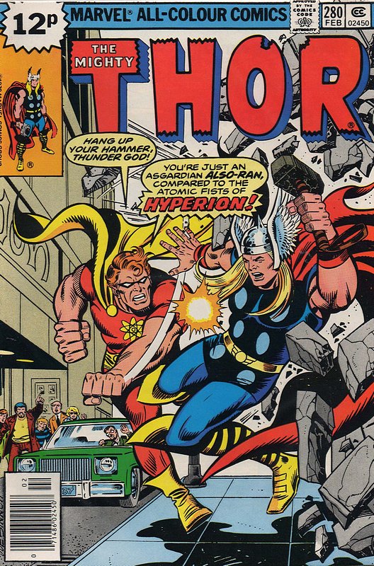 Cover of Thor (Vol 1) #280. One of 250,000 Vintage American Comics on sale from Krypton!