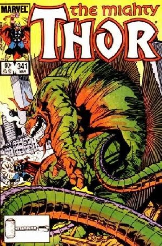 Cover of Thor (Vol 1) #341. One of 250,000 Vintage American Comics on sale from Krypton!
