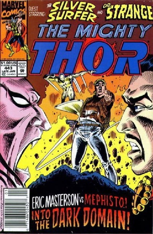Cover of Thor (Vol 1) #443. One of 250,000 Vintage American Comics on sale from Krypton!