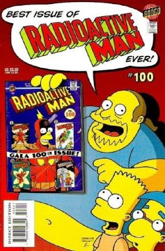 Cover of Bongo Comics Presents: Radioactive Man Vol 1) #1. One of 250,000 Vintage American Comics on sale from Krypton!