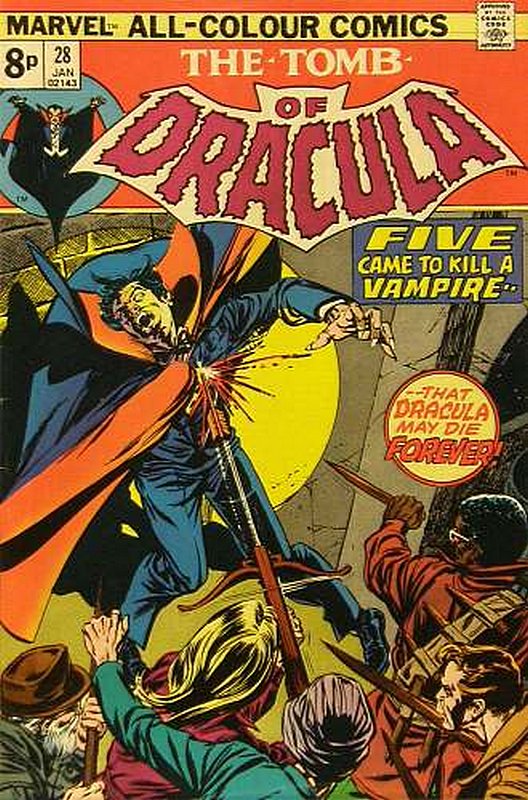 Cover of Tomb of Dracula (Vol 1) #28. One of 250,000 Vintage American Comics on sale from Krypton!