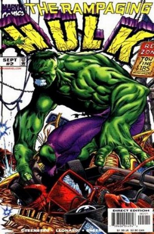Cover of Rampaging Hulk (Vol 1) #2. One of 250,000 Vintage American Comics on sale from Krypton!