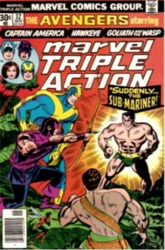 Cover of Marvel Triple Action (Vol 1) #32. One of 250,000 Vintage American Comics on sale from Krypton!