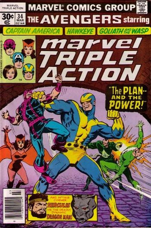 Cover of Marvel Triple Action (Vol 1) #34. One of 250,000 Vintage American Comics on sale from Krypton!