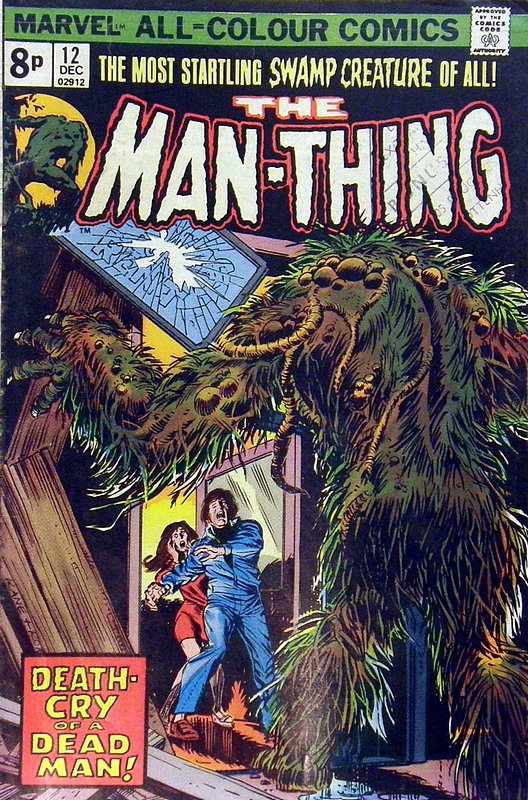 Cover of Man-Thing (Vol 1) #12. One of 250,000 Vintage American Comics on sale from Krypton!