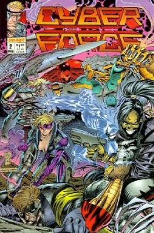Cover of Cyber-Force (1992 Ltd) #2. One of 250,000 Vintage American Comics on sale from Krypton!