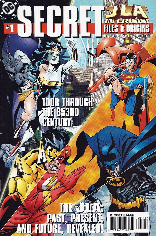 Cover of JLA in Crisis Secret Files (1998 One Shot) #1. One of 250,000 Vintage American Comics on sale from Krypton!
