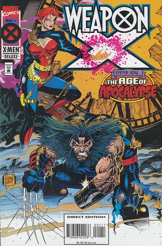 Cover of Weapon X (1995 Ltd) #1. One of 250,000 Vintage American Comics on sale from Krypton!