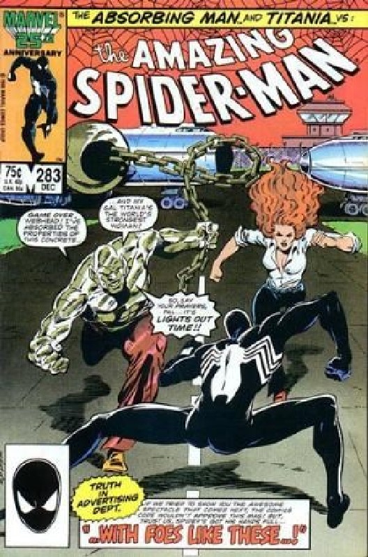 Cover of Amazing Spider-Man (Vol 1) #283. One of 250,000 Vintage American Comics on sale from Krypton!