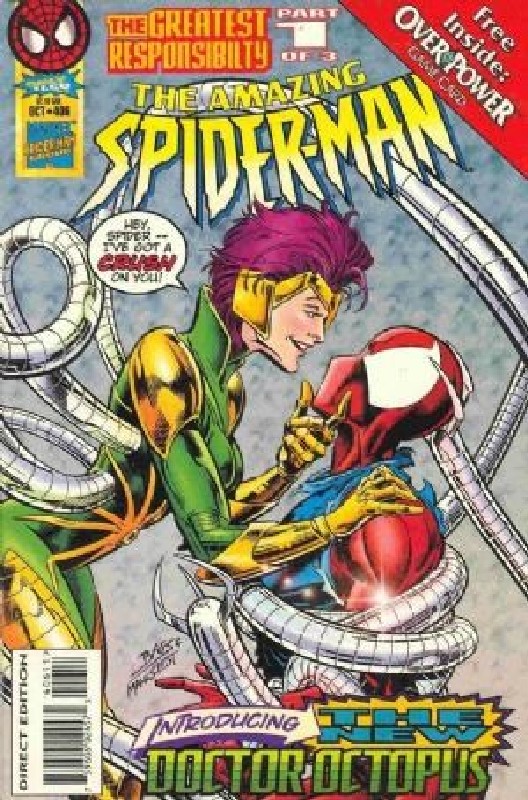 1st Lady Octopus<br> Cover of Amazing Spider-Man (Vol 1) #406. One of 250,000 Vintage American Comics on sale from Krypton!