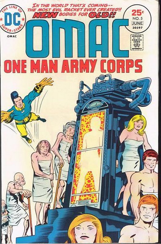 Cover of Omac (Vol 1) One Man Army Corps #5. One of 250,000 Vintage American Comics on sale from Krypton!