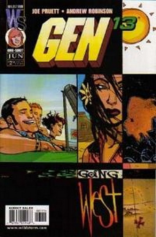 Cover of Gen 13 Going West (1999 One Shot) #1. One of 250,000 Vintage American Comics on sale from Krypton!