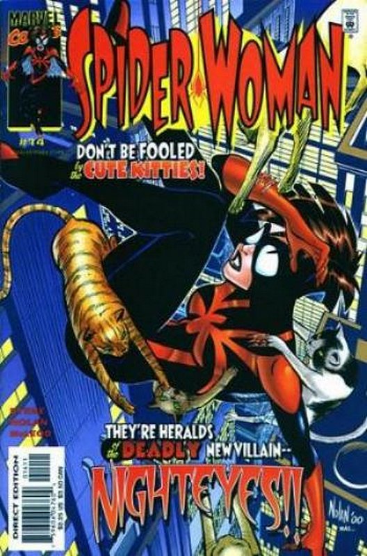 Cover of Spider-Woman (Vol 2) #14. One of 250,000 Vintage American Comics on sale from Krypton!