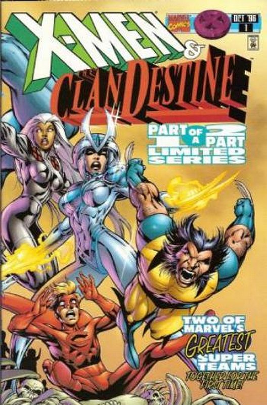 Cover of X-Men/ClanDestine (1996 Ltd) #1. One of 250,000 Vintage American Comics on sale from Krypton!