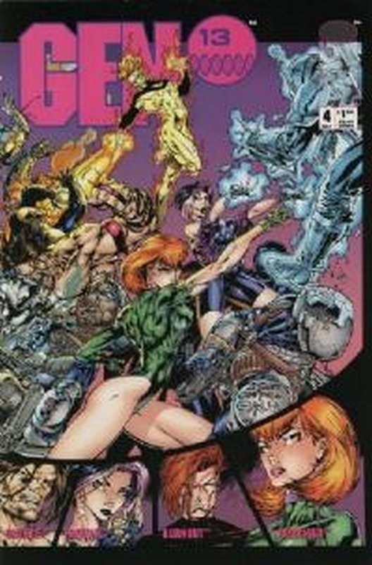 Cover of Gen 13 (1994 Ltd) #4. One of 250,000 Vintage American Comics on sale from Krypton!