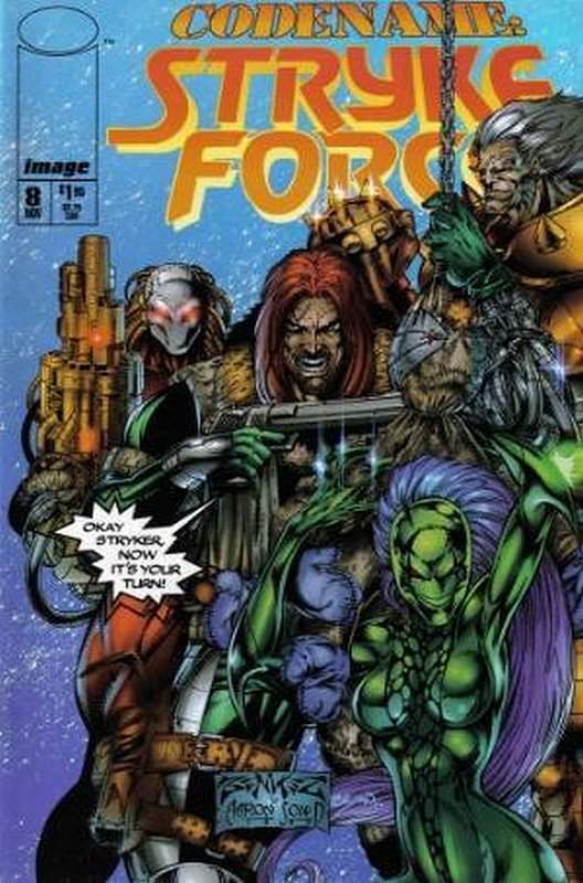 Cover of Codename: Stryke Force (Vol 1) #8. One of 250,000 Vintage American Comics on sale from Krypton!