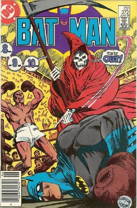 Cover of Batman #372. One of 250,000 Vintage American Comics on sale from Krypton!