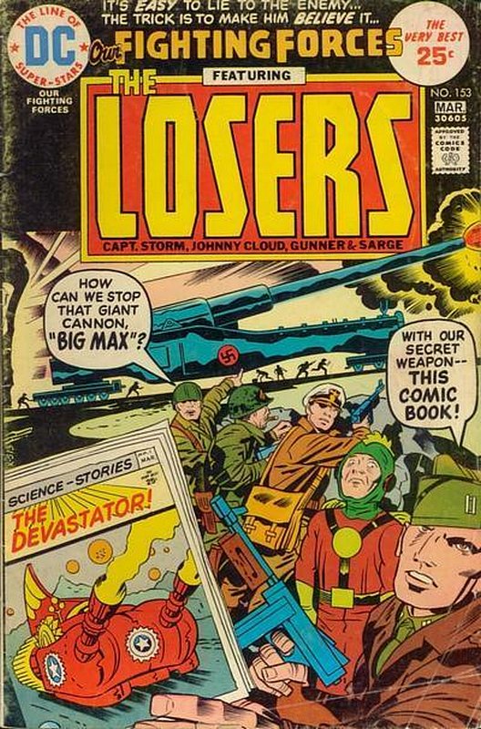 Cover of Our Fighting Forces #153. One of 250,000 Vintage American Comics on sale from Krypton!