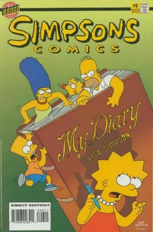 Cover of Simpsons Comics #9. One of 250,000 Vintage American Comics on sale from Krypton!