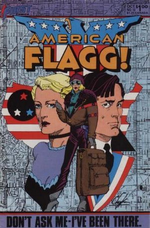 Cover of American Flagg! (Vol 1) #13. One of 250,000 Vintage American Comics on sale from Krypton!