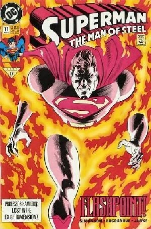 Cover of Superman: Man of Steel (Vol 1) #11. One of 250,000 Vintage American Comics on sale from Krypton!