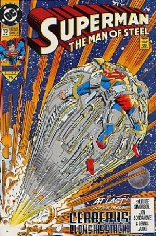Cover of Superman: Man of Steel (Vol 1) #13. One of 250,000 Vintage American Comics on sale from Krypton!