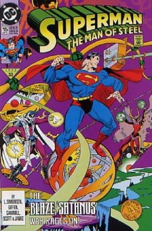 Cover of Superman: Man of Steel (Vol 1) #15. One of 250,000 Vintage American Comics on sale from Krypton!