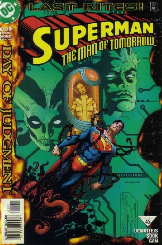 Cover of Superman: Man of Tomorrow (Vol 1) #15. One of 250,000 Vintage American Comics on sale from Krypton!