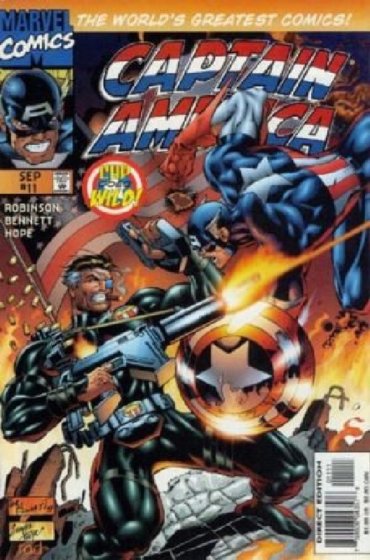 Cover of Captain America (Vol 2) #11. One of 250,000 Vintage American Comics on sale from Krypton!