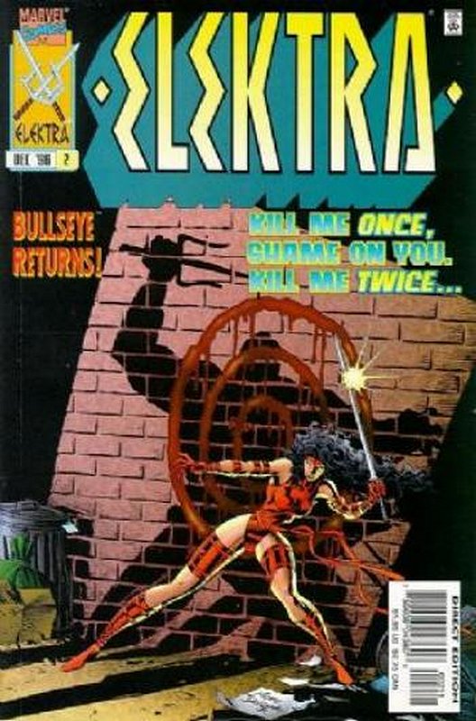 Cover of Elektra (Vol 1) #2. One of 250,000 Vintage American Comics on sale from Krypton!