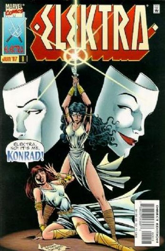 Cover of Elektra (Vol 1) #8. One of 250,000 Vintage American Comics on sale from Krypton!
