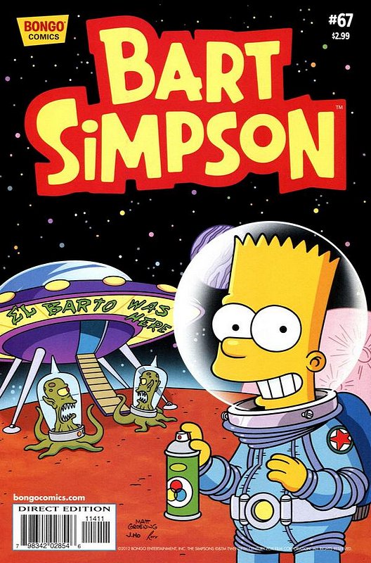 Cover of Bart Simpson Comics #67. One of 250,000 Vintage American Comics on sale from Krypton!