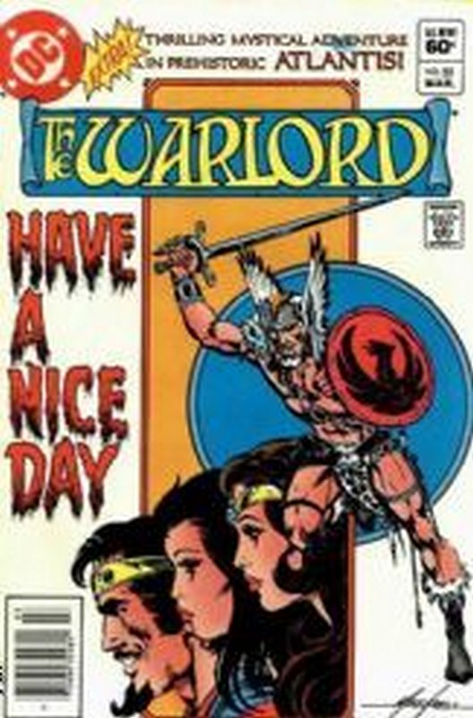 Cover of Warlord (Vol 1) #55. One of 250,000 Vintage American Comics on sale from Krypton!