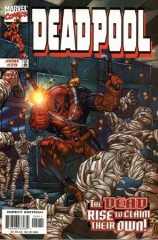 Cover of Deadpool (Vol 1) #29. One of 250,000 Vintage American Comics on sale from Krypton!